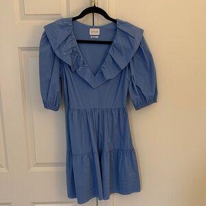 SAYLOR Sky Blue Ruffle Dress
